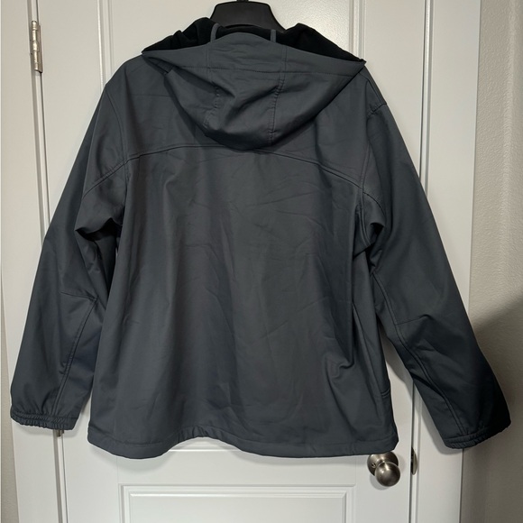 Columbia Smooth Spiral Gray Hooded Soft-shell Jacket - Picture 2 of 4